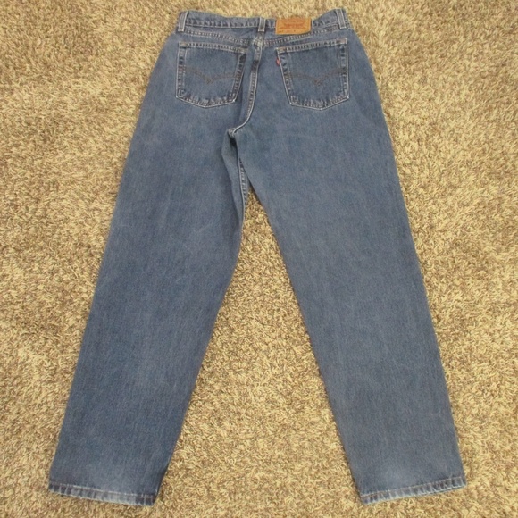 Levi's Vintage 90s‎ Jeans Women's 14 Dark Wash 561 Loose Straight Denim Made USA - Picture 2 of 7
